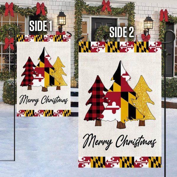 Maryland Christmas Flag Christmas Tree Maryland Christmas Decor – Christmas Flag Outdoor Decoration