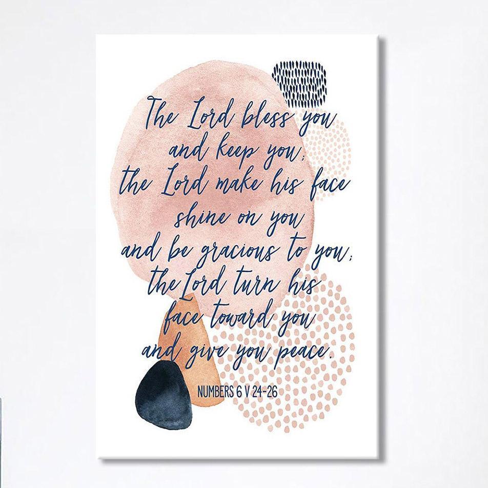 May The Lord Bless You And Keep You Canvas Prints – Christian Wall Art Canvas May The Lord Bless You And Keep You Canvas Prints – Christian Wall Art Canvas