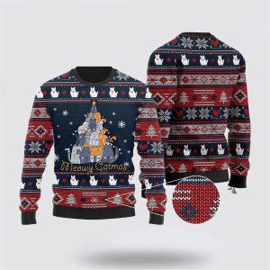 Meowy Catmas Christmas Cats Tree Ugly Sweater…