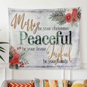 Merry Be Your Christmas Peaceful Be Your…