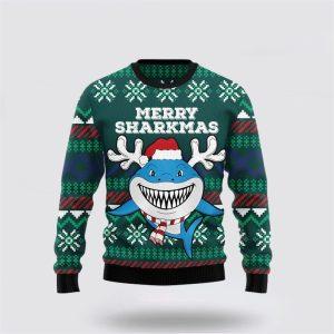 Merry Sharkmas Ugly Christmas Sweater Sweater Gifts For Pet Lover 1 cukn4d.jpg