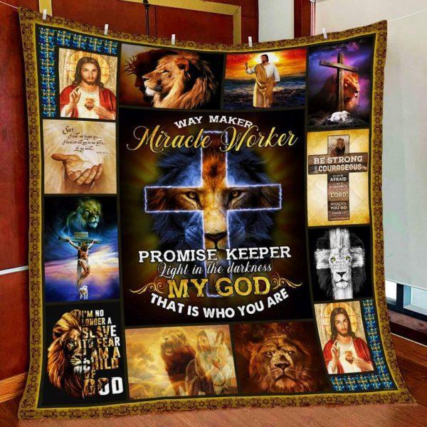 Miracle Worker My God Christian Blanket – Gifts For Christians