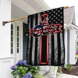 Motorbike Flag Jesus Motorcycle American Flag –…