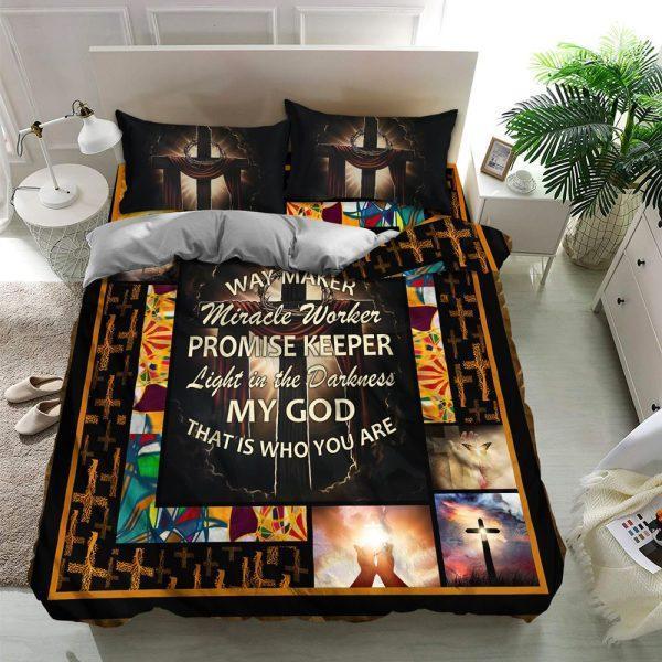 My God, That Is Who You Are Christian Quilt Bedding Set – Christian Gift For Believers