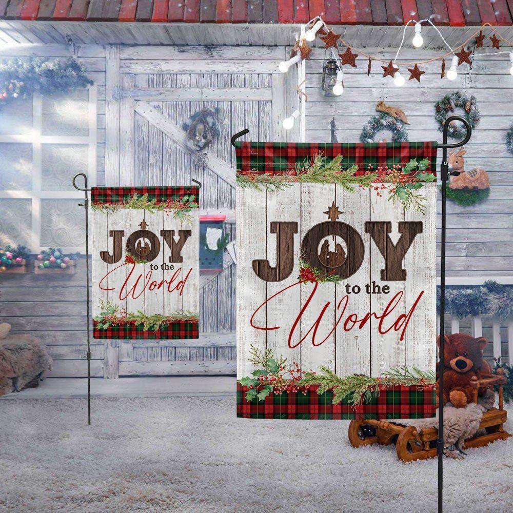 Nativity Of Jesus Flag Joy To The World – Christian Flag Outdoor Decoration