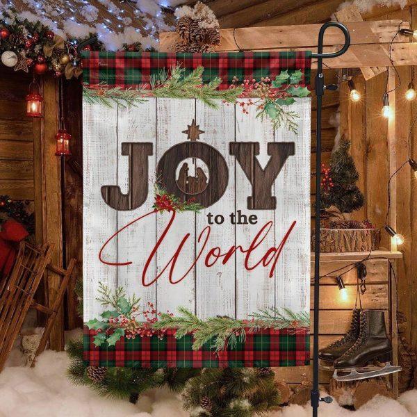 Nativity Of Jesus Flag Joy To The World – Christmas Flag Outdoor Decoration