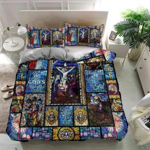 Never You Are God s Masterpiece Nothing Is Impossible With God Christian Quilt Bedding Set Christian Gift For Believers 2 y87qat.jpg