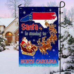 North Carolina Christmas Flag Santa Is Coming To North Carolina 3