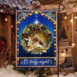 O Holy Night Christmas Nativity Jesus Flag 2
