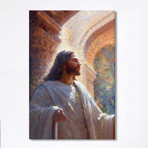 Oil Painting Of Jesus Teaching In The…