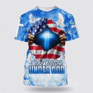 One Nation Under God Cross All Over…