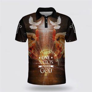 One Nation Under God Dove Polo Shirt Gifts For Christian Families 1 mkxrfb.jpg