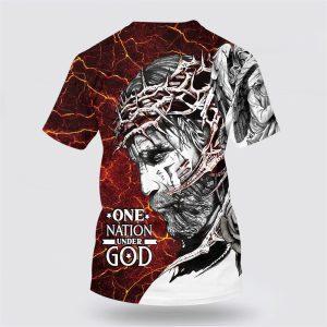 One Nation Under God Jesus All Over Print 3D T Shirt Gifts For Jesus Lovers 2 vlddlb.jpg