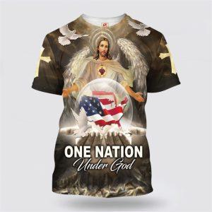 One Nation Under God Jesus Wings All Over Print 3D T Shirt Gifts For Christians 1 d1zjzb.jpg