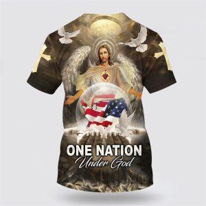 One Nation Under God Jesus Wings All Over Print 3D T Shirt Gifts For Christians 2 gixwj2.jpg