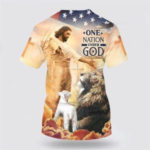 One Nation Under God Shirts Jesus Lion Of Judah Lamb Of God All Over Print 3D T Shirt Gifts For Christians 2 yfqcgl.jpg