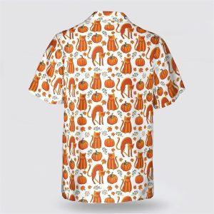 Orange Cat With Pumkin Pattern Hawaiin Shirt Pet Lover Hawaiian Shirts 3 ebavi3.jpg
