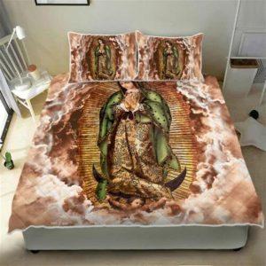 Our Lady Of Guadalupe Pray For Us Christian Quilt Bedding Set Christian Gift For Believers 3 nzkzaw.jpg