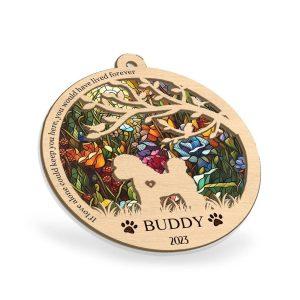 Personalized Bichon Frise Suncatcher Ornament 2