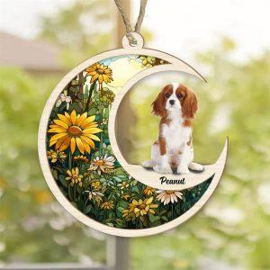 Personalized Cavalier King Charles Spaniel Sit On The Moon Custom Suncatcher Ornament Christmas Ornaments Personalized Gift For Dog Lover 1 jskwsn.jpg