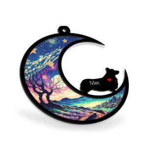 Personalized Corgi Memorial Suncatcher Ornament 2