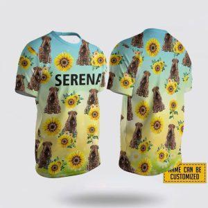 Personalized SoftCoatedWheatenTerrier Dog Sunflower Pattern All Over Print 3D T Shirt Gifts For Pet Lovers 1 isktvl.jpg