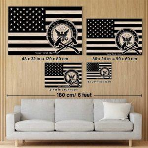 Personalized US Navy Canvas Print With Veteran Black And White Paintings 4th of July Navy Canvas Wall Art Gift For Military Personnel 2 ksz0hp.jpg