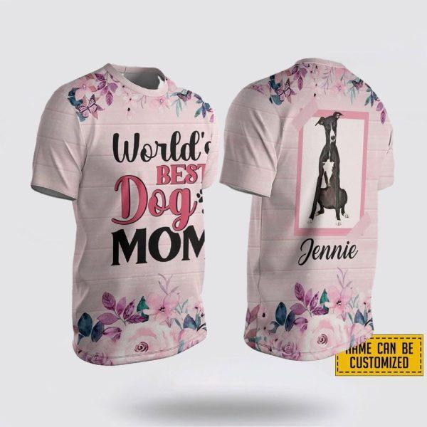 Personalized Whippet World’s Best Dog Mom – Gifts For Pet Lovers