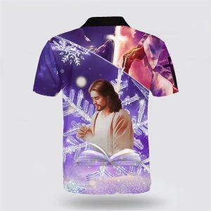 Picture Jesus Polo Shirt Gifts For Christian Families 2 xwkmuj.jpg
