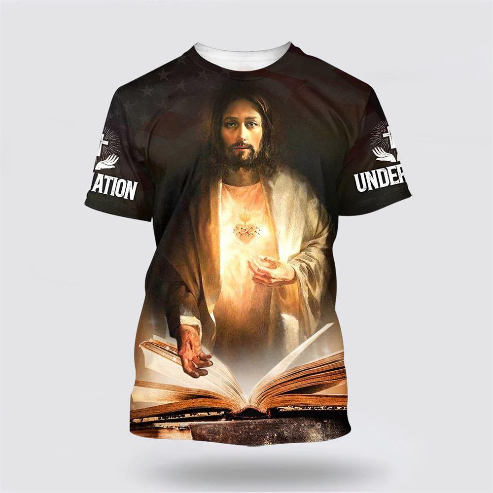 Pictures Jesus Christ All Over Print 3D T Shirt For Men Women – Gifts For Christians