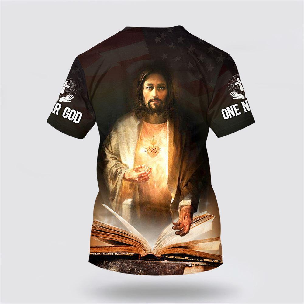Pictures Jesus Christ All Over Print 3D T Shirt For Men Women – Gifts For Christians
