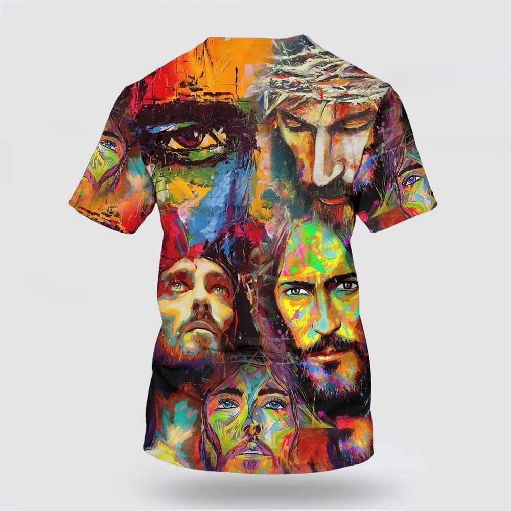 Pictures Jesus Christ All Over Print 3D T Shirt Men And Women – Gifts For Christians