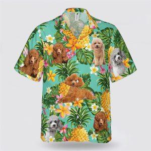 Poodle On The Flower BananaTropic Background Hawaiian Shirt Pet Lover Hawaiian Shirts 1 jjdefw.jpg