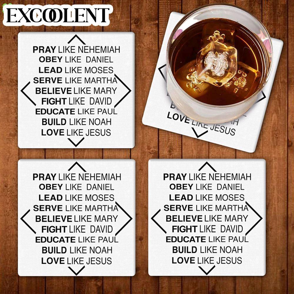 Pray Like Nehemiah Obey Like Daniel Stone Coasters – Coasters Gifts For Christian Pray Like Nehemiah Obey Like Daniel Stone Coasters – Coasters Gifts For Christian