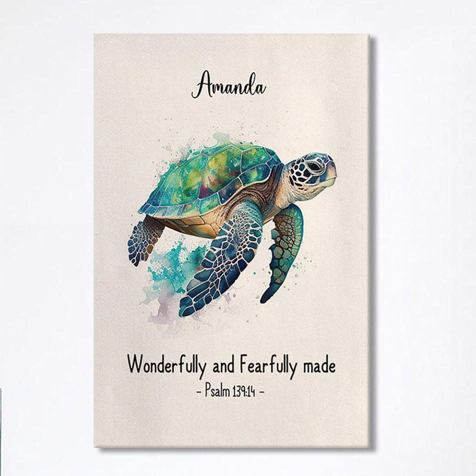 Psalm 13914 Wonderfully And Fearfully Made Personalized Canvas Wall Art – Religious Wall Art – Bible Canvas Art Psalm 13914 Wonderfully And Fearfully Made Personalized Canvas Wall Art – Religious Wall Art – Bible Canvas Art