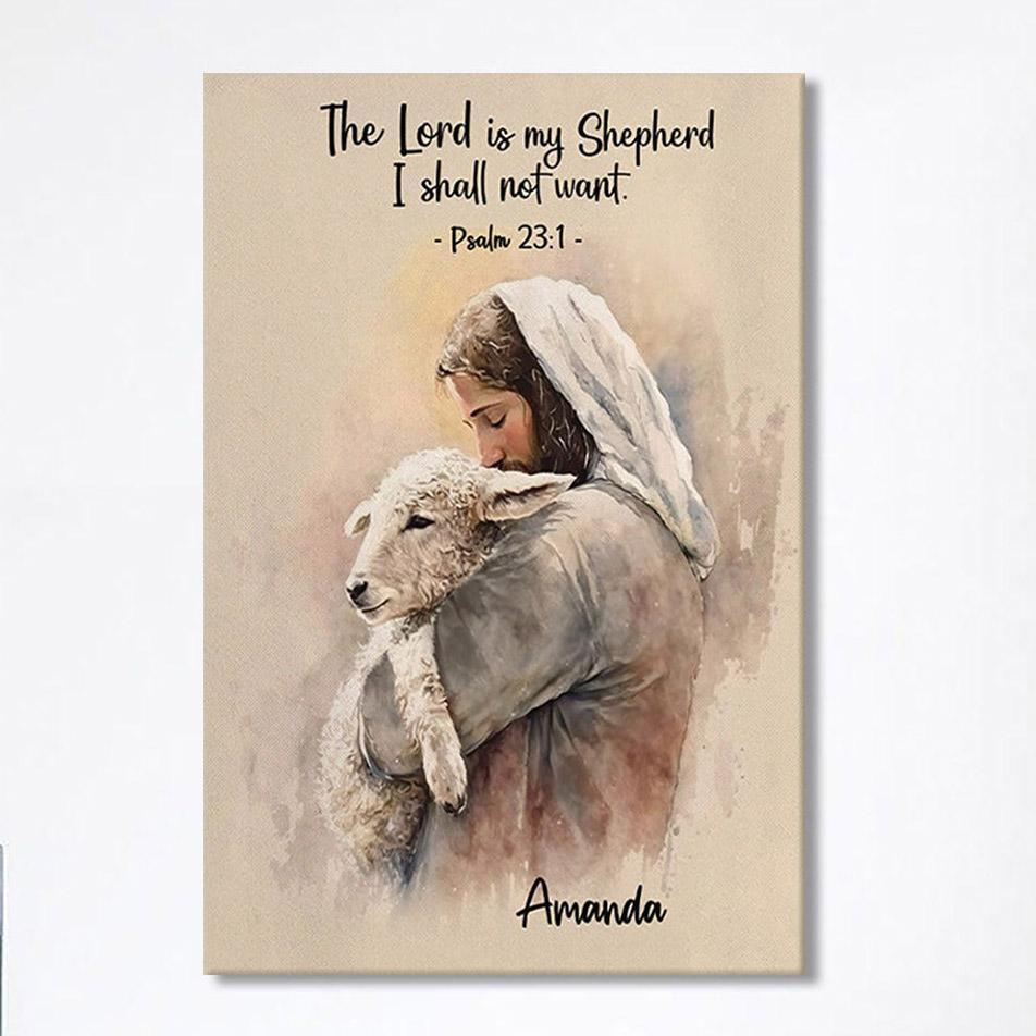 Psalm 31 The Lord Is My Shepherd Personalized Canvas Wall Art – Christian Canvas Prints – Bible Verse Gift For Women Of God Psalm 31 The Lord Is My Shepherd Personalized Canvas Wall Art – Christian Canvas Prints – Bible Verse Gift For Women Of God