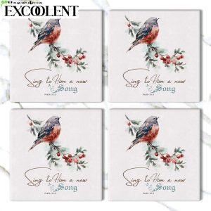 Psalm 333 Sing To Him A New Song Stone Coasters Coasters Gifts For Christian 3 g3kkl8.jpg