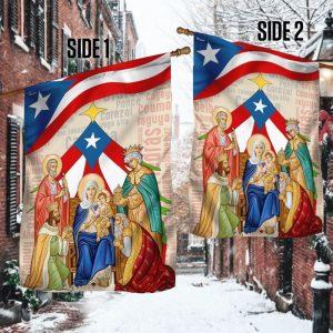 Puerto Rico Three Wise Men Nativity of Jesus Flag 2