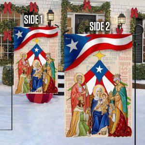 Puerto Rico Three Wise Men Nativity of Jesus Flag 4