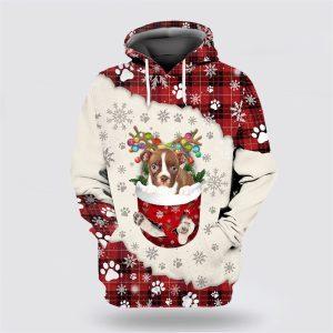 Red Boston Terrier In Snow Pocket Merry…