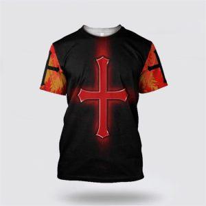 Red Cross Jesus All Over Print 3D…