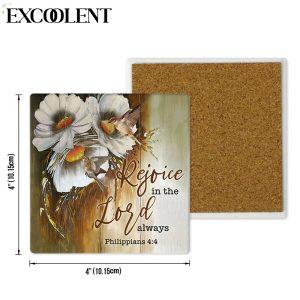 Rejoice In The Lord Always Philippians 44 Stone Coasters Coasters Gifts For Christian 4 une6ej.jpg