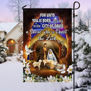 Religious Nativity Christian Flag For Unto You Is Born This Day A Savior Who Is Christ The Lord Flag Christmas Flag Outdoor Decoration 3 oe0dhy.jpg