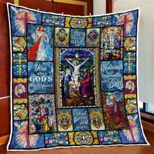 Resurrection Of Jesus Christian Quilt Blanket –…