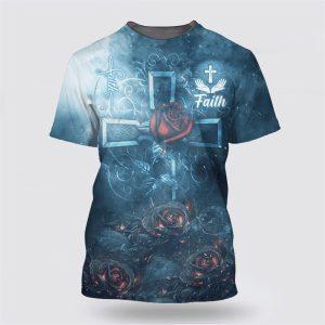 Rose Faith All Over Print 3D T…