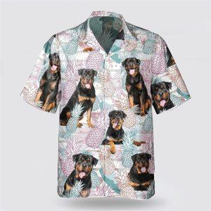 Rottweiler Dog Pineapple Pattern Hawaiian Shirt Gift For Dog Lover 2 fzavef.jpg