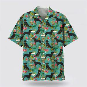 Rottweiler Hawaiian Beach Hawaiian Shirt – Dog…
