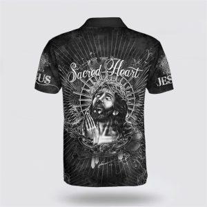 Sacred Heart Jesus Polo Shirt Gifts For Christian Families 2 b6qvcw.jpg