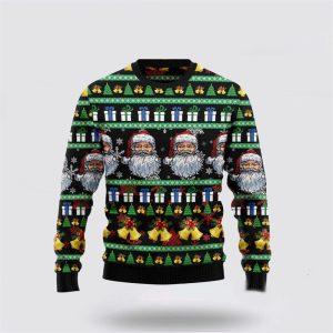 Santa Claus Jingle Bell Funny Ugly Christmas…