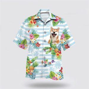 Shiba Inu Dog Pineapple Flower Pattern Hawaiian Shirt Dog Lover Hawaiian Shirts 2 es58rb.jpg